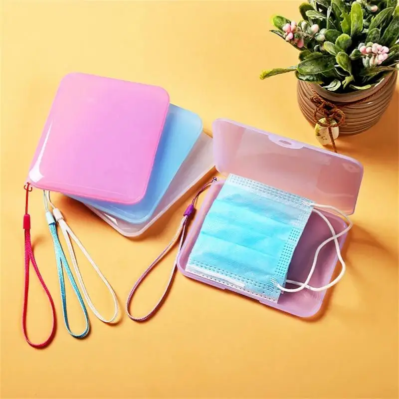 Disposable Mask Storage Box Portable Mask Holder Box To Store Masks