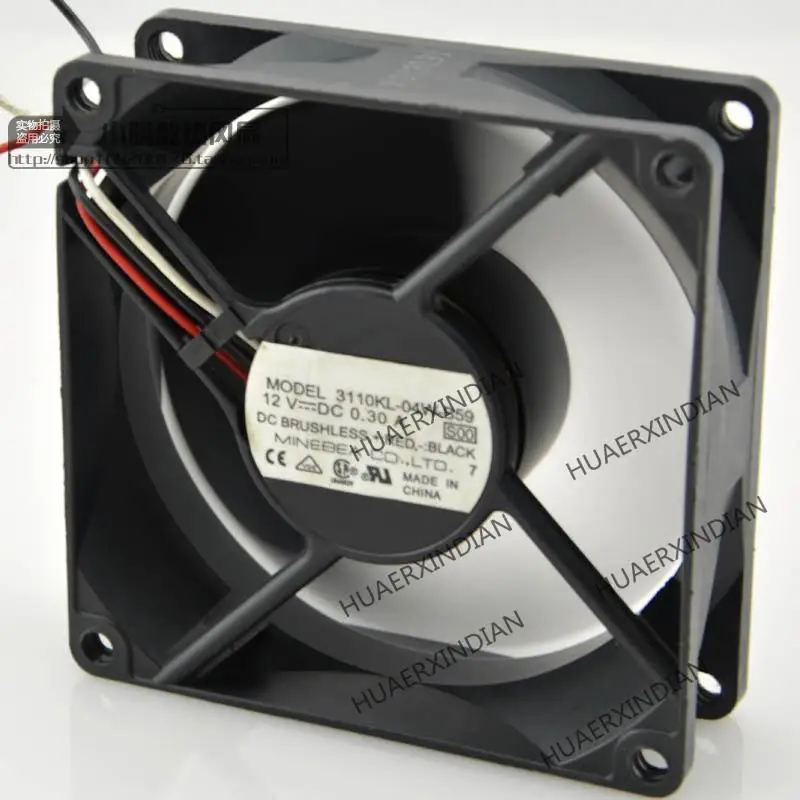 

New / 8025 12V 0.30A 3110KL-04W-B59 3 8cm Cooling Fan Assembly Kit