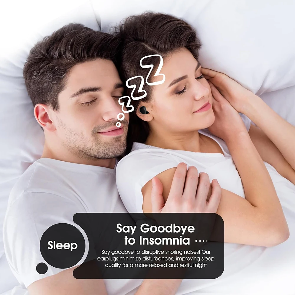 Premium Noise Cancelling Ear Plugs for Sleep & Focus - Reusable Sound Blocking Solution for Peaceful Rest & Travel
