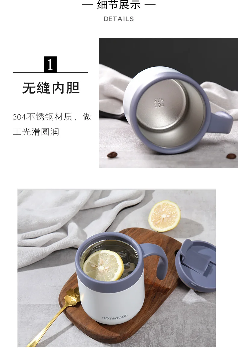 500-Ml Portable Office Insulated Mugs Stainless Steel Thermos Cup Cold And Hot Hot Sale Cute Water Cup With Handle 8 500-Ml Portable Office Insulated Mugs Stainless Steel Thermos Cup Cold And Hot Hot Sale Cute Water Cup With Handle