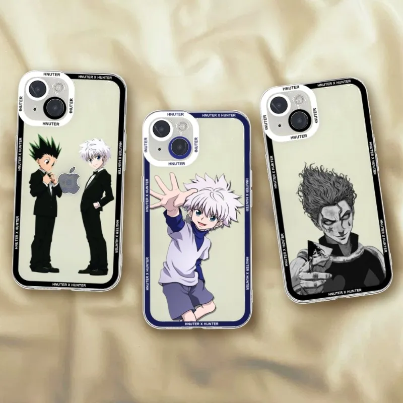 Per Iphone 13 Anime Hunter X Hunters Custodia Per Telefono Per Iphone 14 13 12 11 Pro Max Mini Xs 14 Plus 12 13 Mini Cover Trasparente Morbida