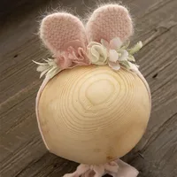 ❤️Newborn Photography Props Accessory Cute Manual Headband Studio Baby Photo Cartoon Ear Headwear Infant Shoot Accessories 4