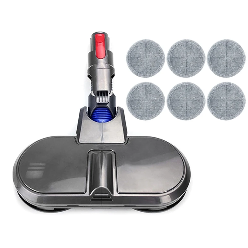 

Vacuum Cleaner Electric Wet Dry Mop for Head Replacement for V7 V8 V10 V11 with 6 Mops Cleaning Cloth