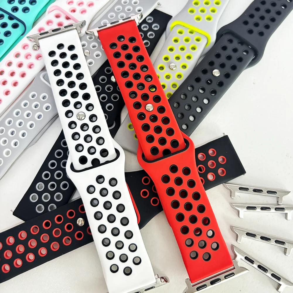 Silicone Sport Straps for Smartwatch Bands – Various Sizes Available