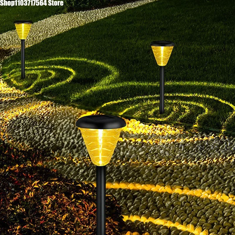 Solar light Outdoor garden light floor light waterproof lawn light outdoor villa garden light net red courtyard decoration