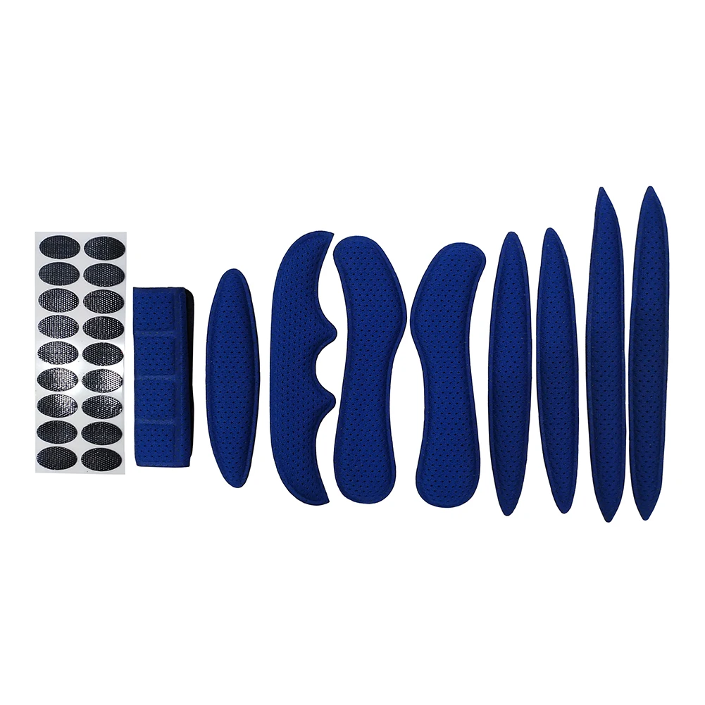 Helmet Padding Kit 27Pcs Bicycle Replacement Universal Foam Pads Set for Bike Motorcycle Cycling Sportswear Accessories