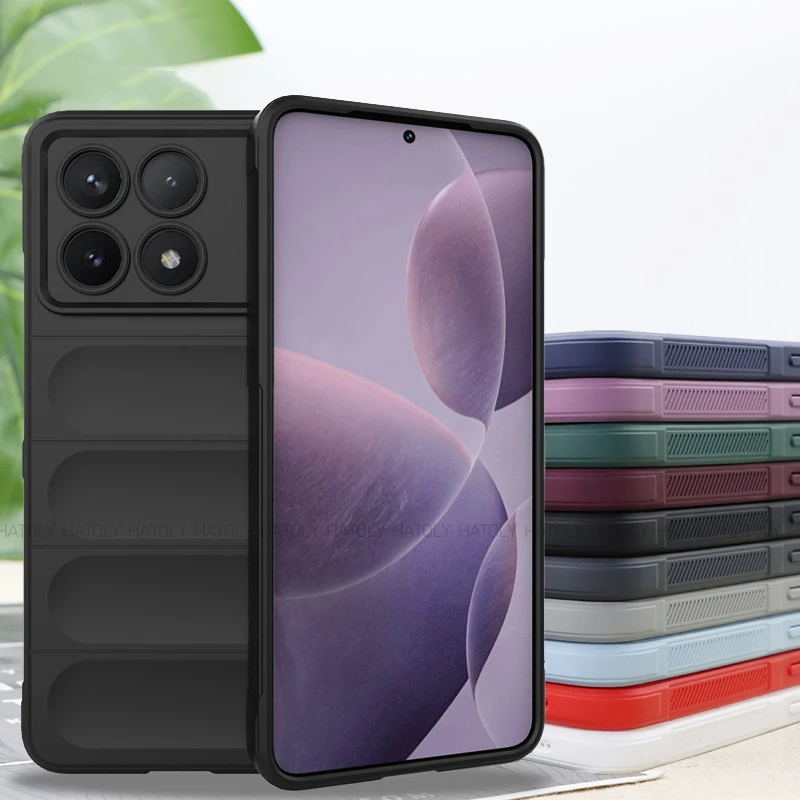 Per Xiaomi Redmi K70 Custodia Xiaomi Redmi K70E K70 Pro 5G Cover Skin-Friendy Silicone Luxury Tpu Cover Protettiva Antiurto Per Telefono