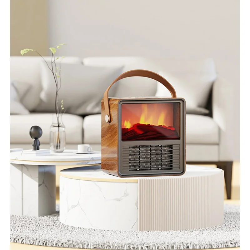 1200W Electric Fireplace Flame Effect Home Electric Heating Ceramic Heater  Decorative Flame Fan Radiator Portable Fireplace Fan - AliExpress