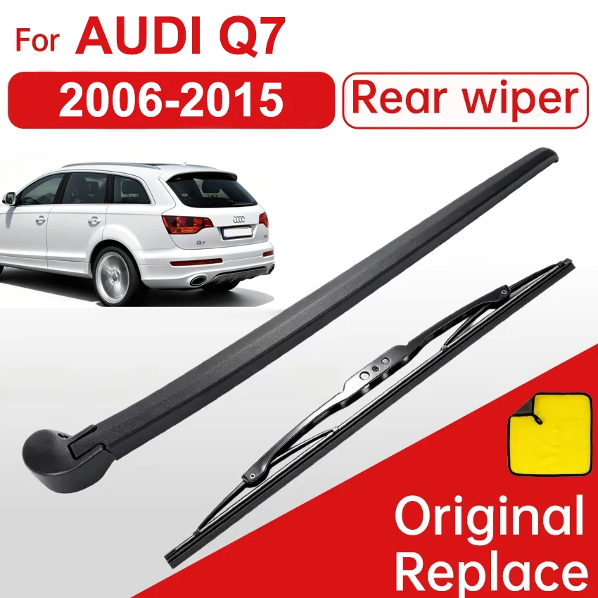 Auto Hinten Wischer Klingen Zurück Fenster Scheibenwischer Arm Für AUDI Q7 Fließheck (2006-2015) auto Windschutzscheibe Klinge Zubehör