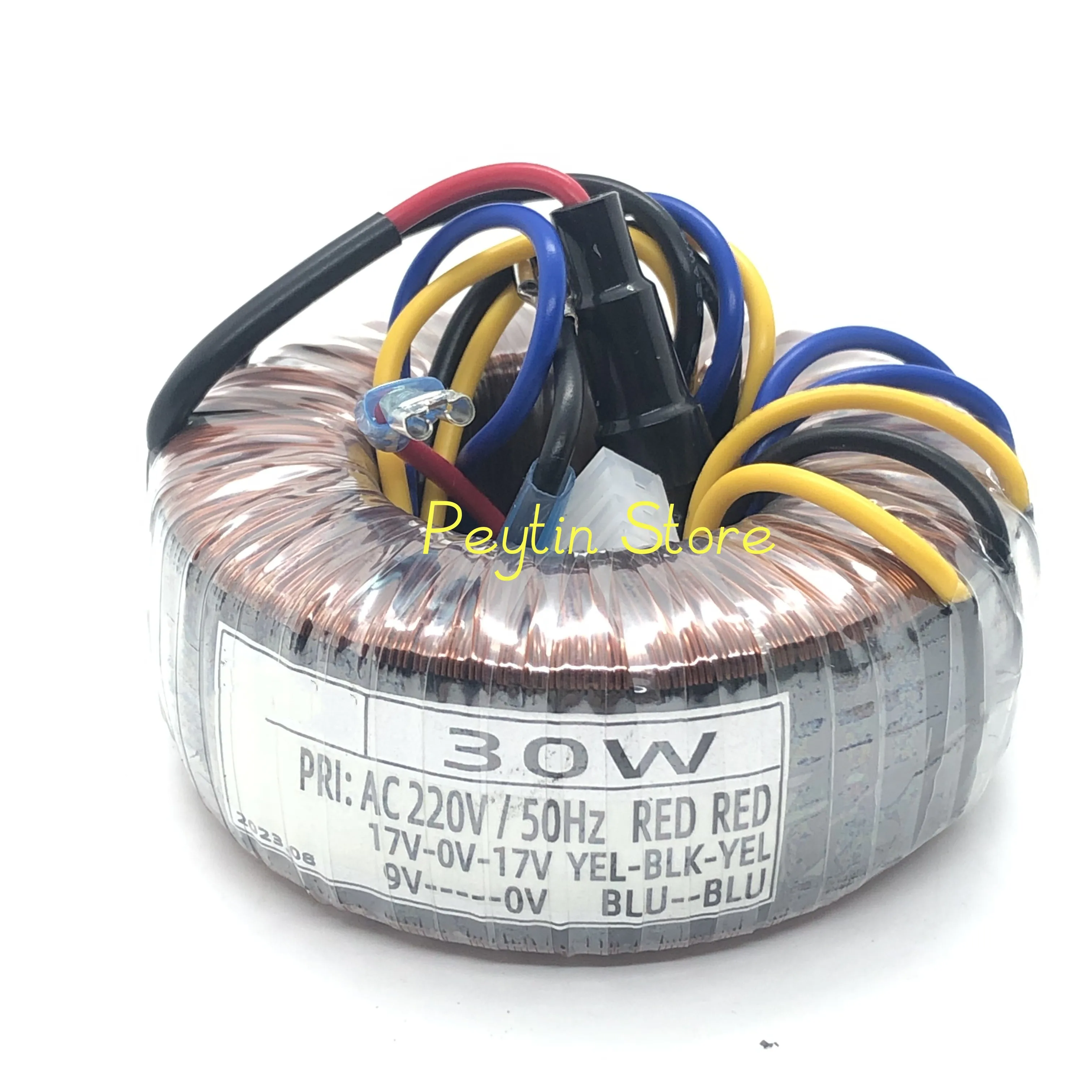 Amplificador Toroidal do Transformador Audio x5 Preamp 30w 30va 220v 50hz Entrada 17v017v Saída 9v 1pc