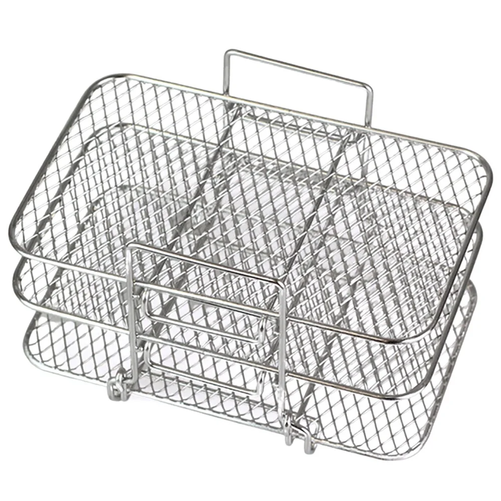 Air Fryer Rack For Ninja Dual Air Fryer 304 Stainless Steel Multi-Layer Dehydrator Rack Toast Rack Air Fryer Accessories