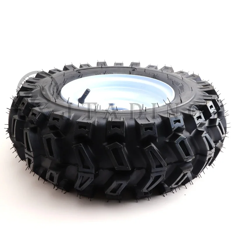 ATV 16 inch tubeless wheels 16x6.50-8 vacuum Tyre 8 inch iron hub for snowplow Lawn Mower Farm Vehicle Tool Car Tire Parts