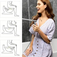 ปืนฉีดน้ำแรงดันสูงแบบมือถือ สแตนเลส 304 สำหรับทำความสะอาดห้องน้ำ พร้อมหัวฉีดและสายยางปรับได้ สำหรับโถสุขภัณฑ์ อ่างล้างหน้า และกระเบื้อง 6