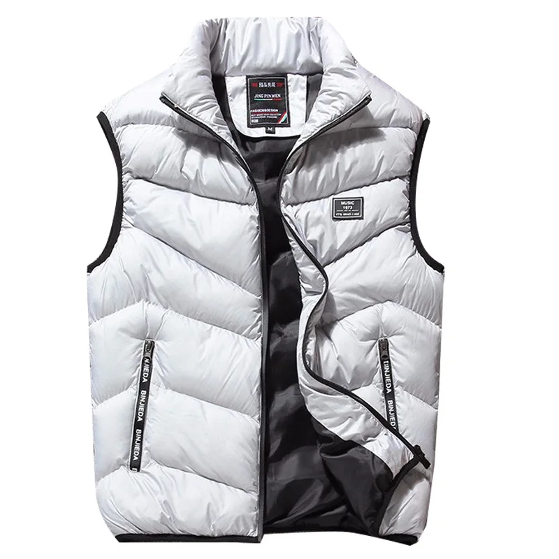 Sleeveless Vests Men's Cotton Thicken Waistcoat Plus Size 8XL 7XL