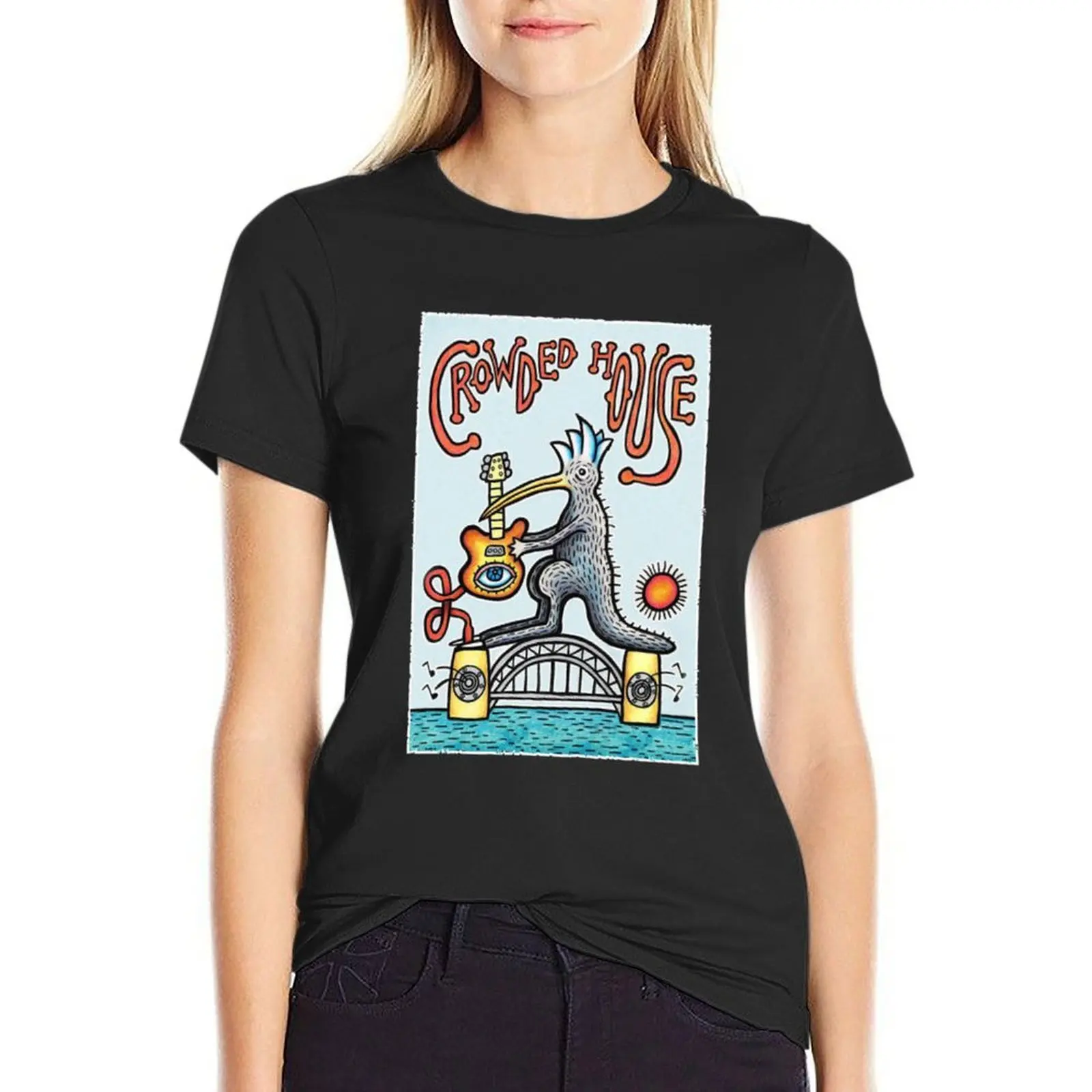 

CROWDED HOUSE MERCH T-shirt cute clothes kawaii clothes T-shirt Women