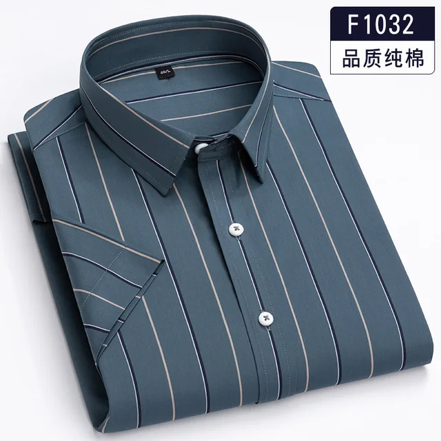 mens short sleeve dress shirts 100 cotton