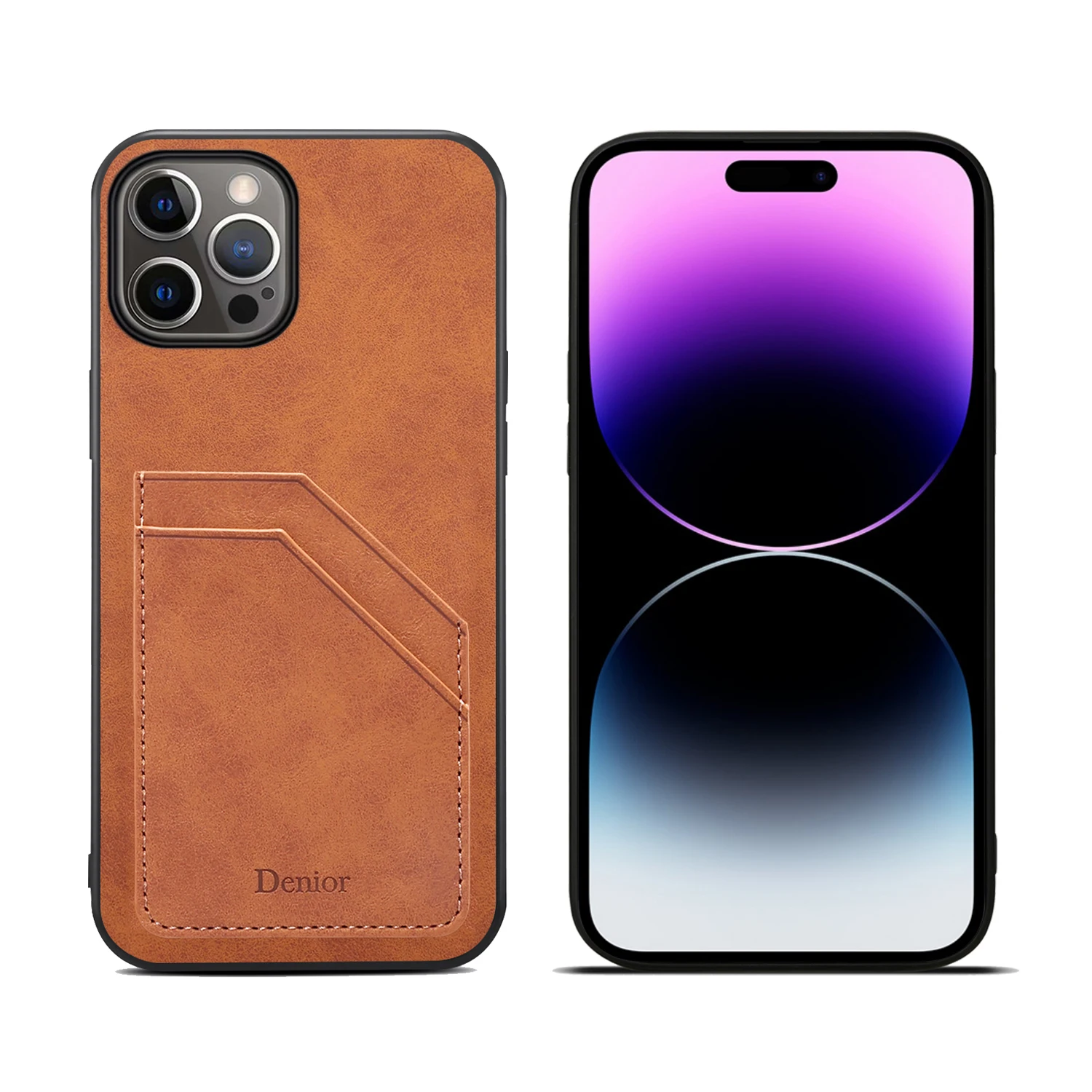 Denior Shockproof Card Slot Phone Case
