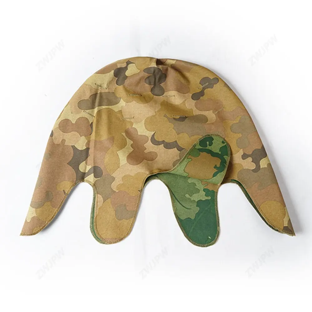 WW2 US ARMY MITCHELL HELMET COVER TWO-SIDED OUTDOOR FIELD OPERATIONS TRAVEL HELMET COVER