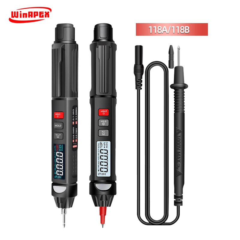 118A and 118B Highly Configurable Multifunction Testers with Black and White Displays
