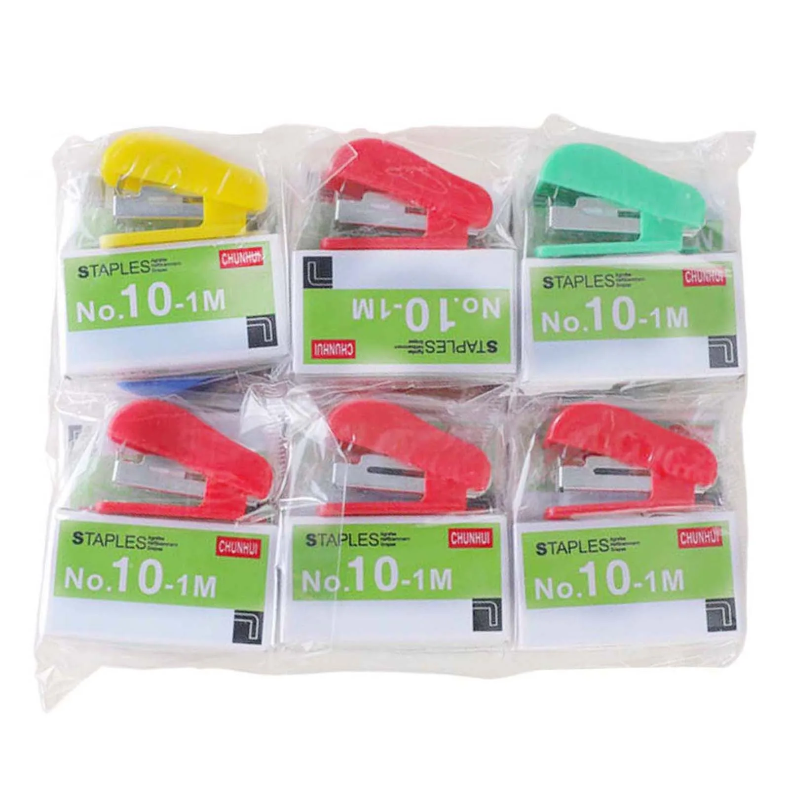 소형 학생용 학교 스테이플러 소형 사이즈 & 대용량 휴대하기 쉬운 문구류 어린이, 동료, 친구 선물용으로 적합
