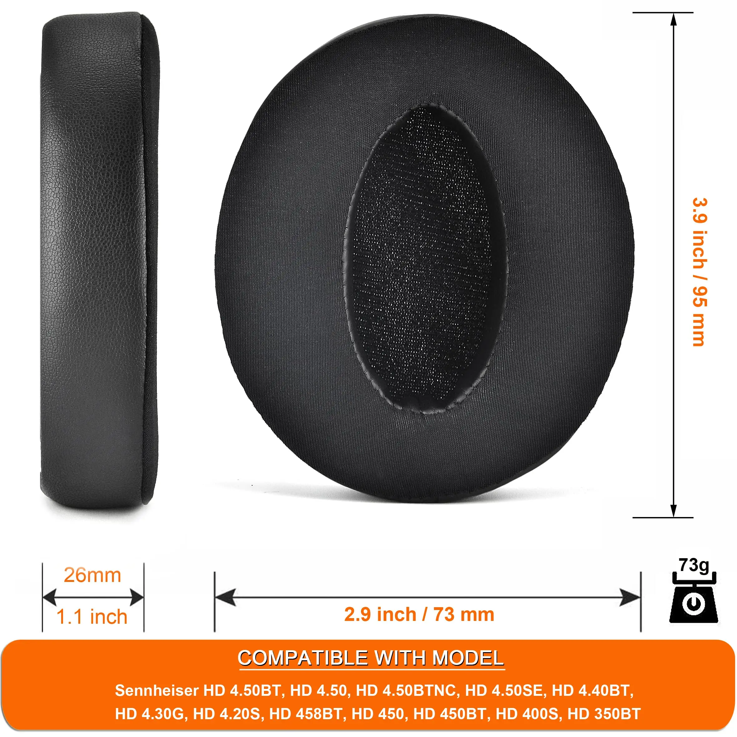 Coussinets De Rechange Compatibles Avec Casque Sennheiser HD 430 HD430 HD-430