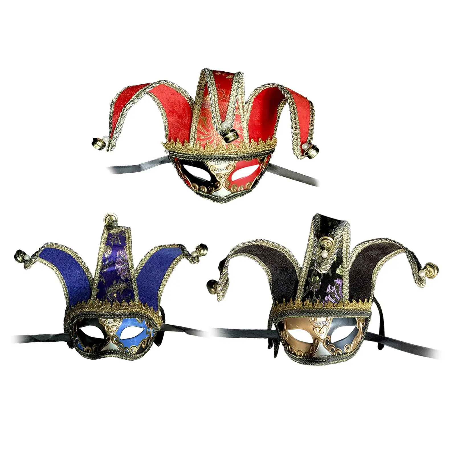 

Mardi Gras Mask Halloween Cosplay Mask Role Play Masquerade Mask for Carnival Stage Performance Party Favor Birthday Halloween