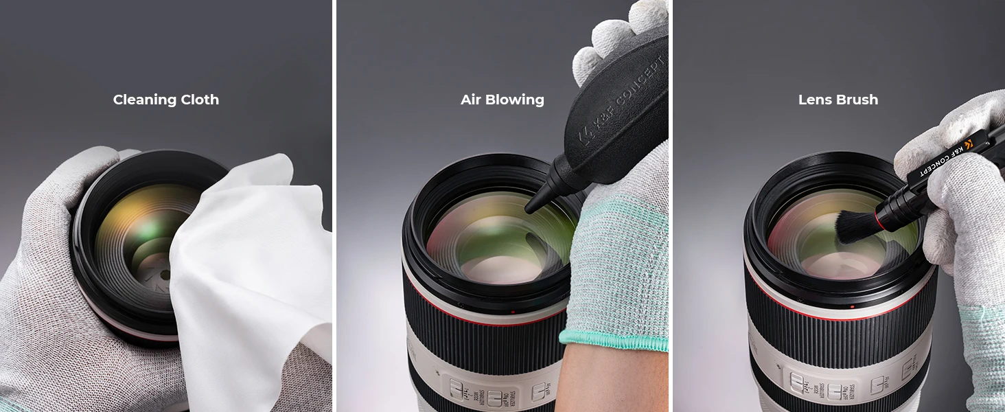 Description Picture 4 of itemK&F Concept 4 In 1 Camera Cleaning Kits Air Blower Cleaning Pen And Cleaning Cloth*2 for Camera Lenses/Filters/Optics Equipment