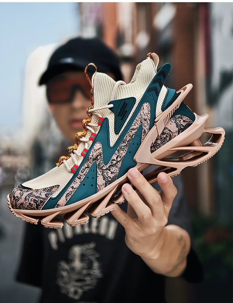 Scarpe da ginnastica da uomo Scarpe sportive Scarpe casual Scarpe da ginnastica Calzature imbottite in tessuto_voghion.com