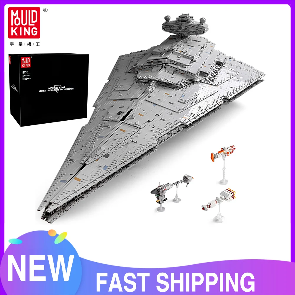 Klocki Mold KING 13135 Star Destroyer za $364.99 / ~1442zł