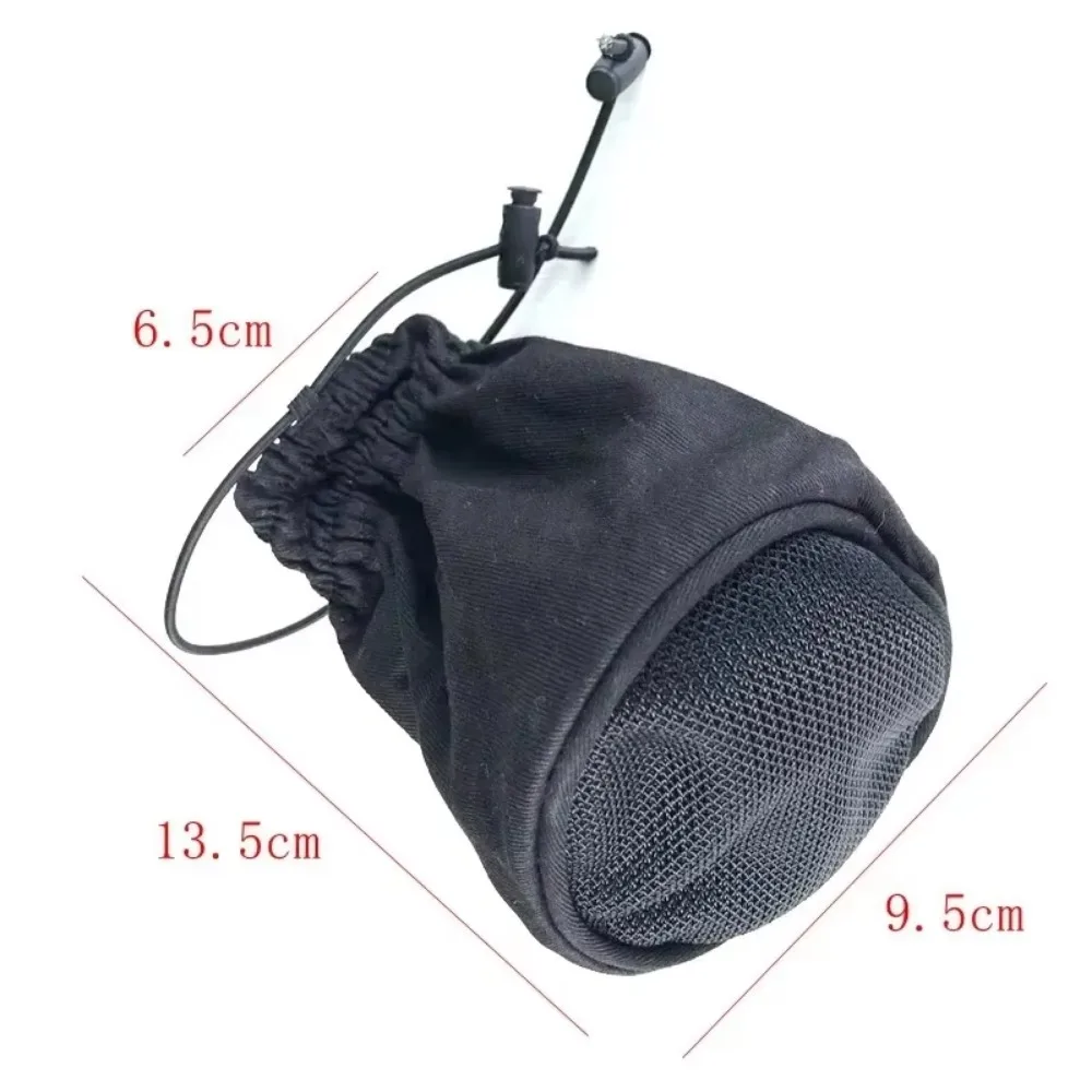 Soft Hair Dryer Diffuser Cover Universal Cloth Hair Dryer Diffuser Storage Bag with Elastic Band Foldable Diffuser Sleeve