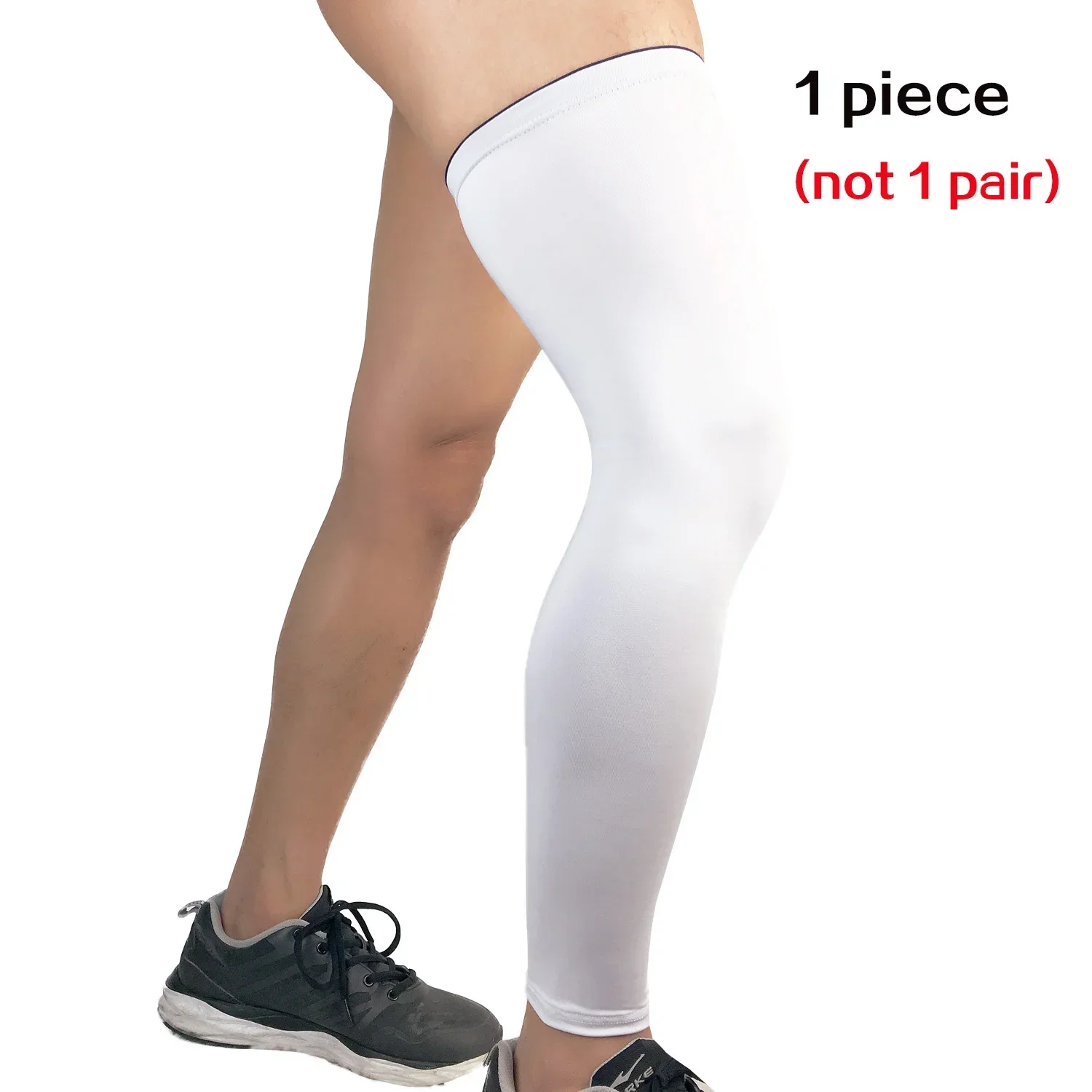 1PC Lengthen Leg Warmer Compression Cycling Running Hiking Basketball Soccer Volleyball Men Women Kneepad Protective Support leg compression sleeves