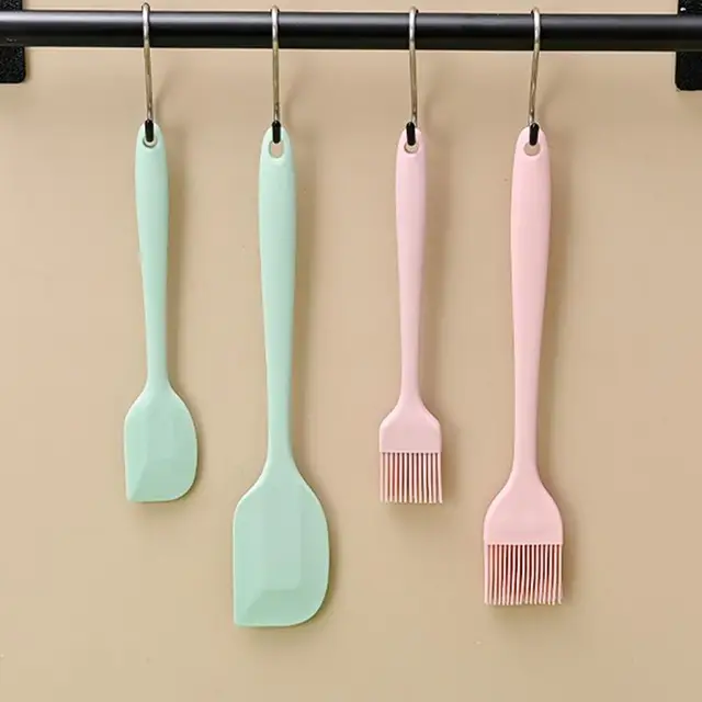 Szilikon Basting Kefe Kaparó Olaj Főző Tészta Hordozható Barbecue Desszertek Sütőolaj Pulyka Konyhai - Image 2