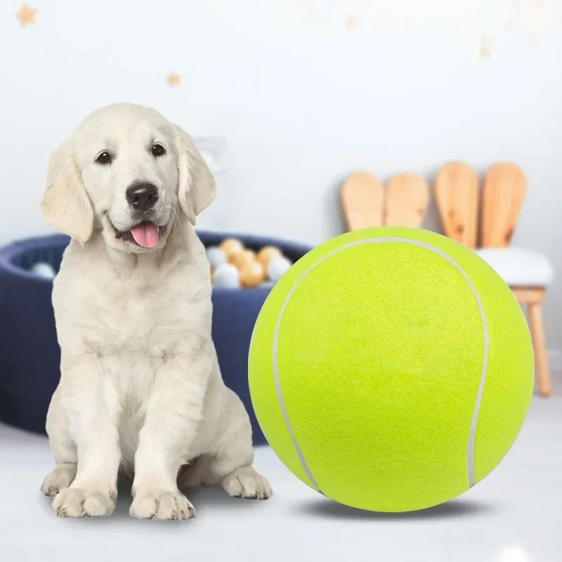 Tennis Balls 17CM Giant Tennis Ball for Dog Chew Toy Pet Dog Interactive Toys Big Inflatable