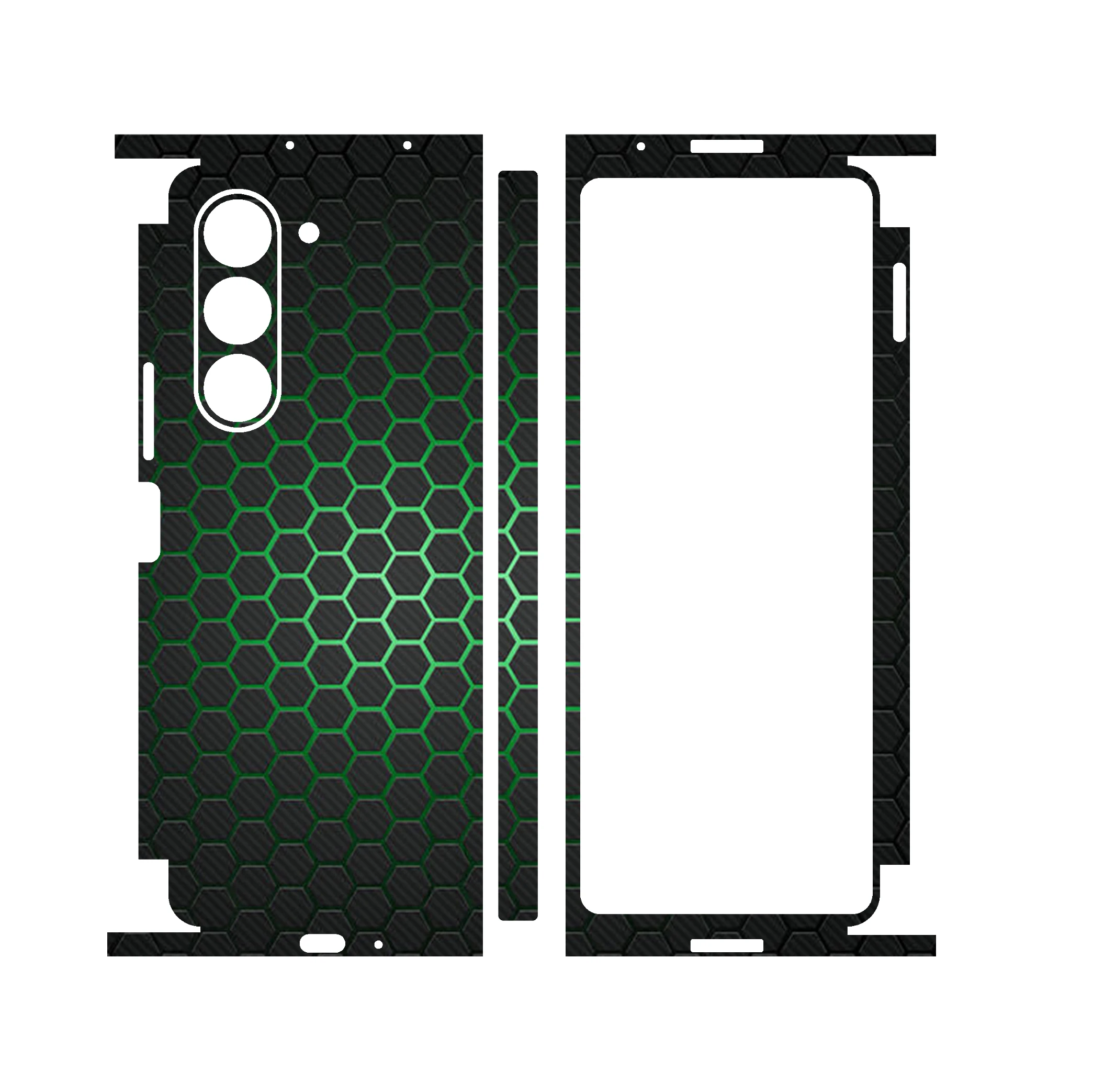 

Цветная наклейка для Samsung Galaxy Z Fold 5 4 3 2, Защитная пленка для задней панели экрана с петлями, Fold5 3M, матовая наклейка