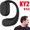 KY2 Single Wireless Earphones Air Conduction OWS Headphone HiFi Ear-Hook Music Sports Noise Cancel Headset For All Smartphones 1