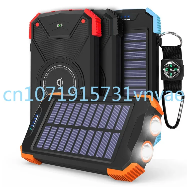 

Full 10000 MA Solar Portable Power Source Power Large Dazzling Lamp Power Bank