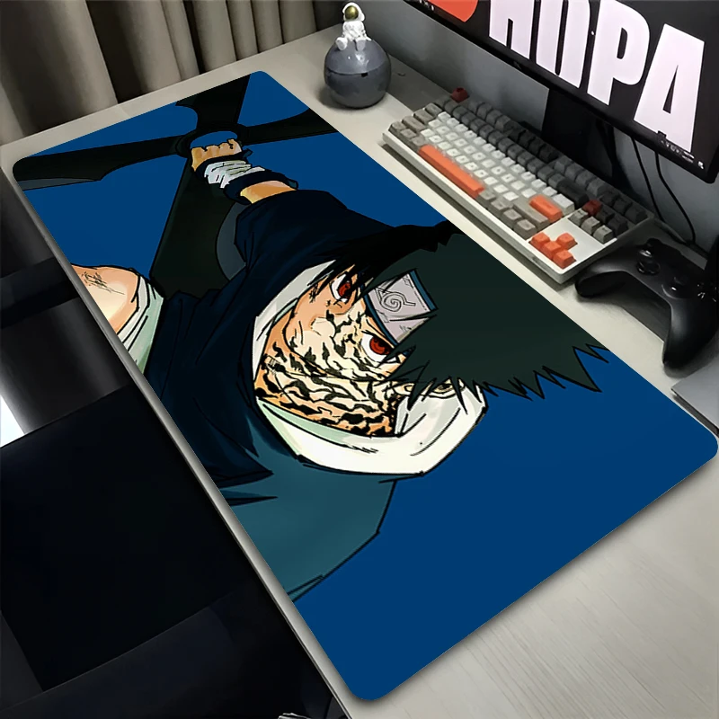 900x400 Mouse Pad Deskmat Laptop Office Mousepad Desk N-narutoS Sasuke Decor Extended Mouse Pad Keyboard Mat Oversize Desk Pad 6