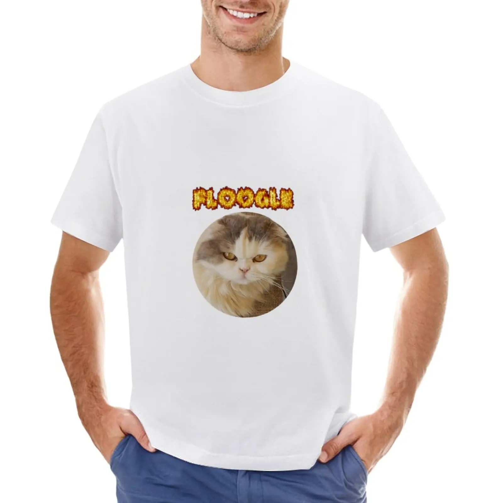 

floogle T-Shirt sweat blanks kawaii clothes men clothings