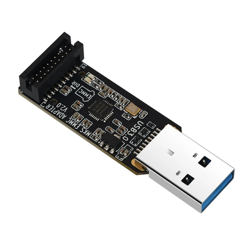 Efficient USB3.0 EMMC Adapter Card Reader for EMMC Module and Memory Card