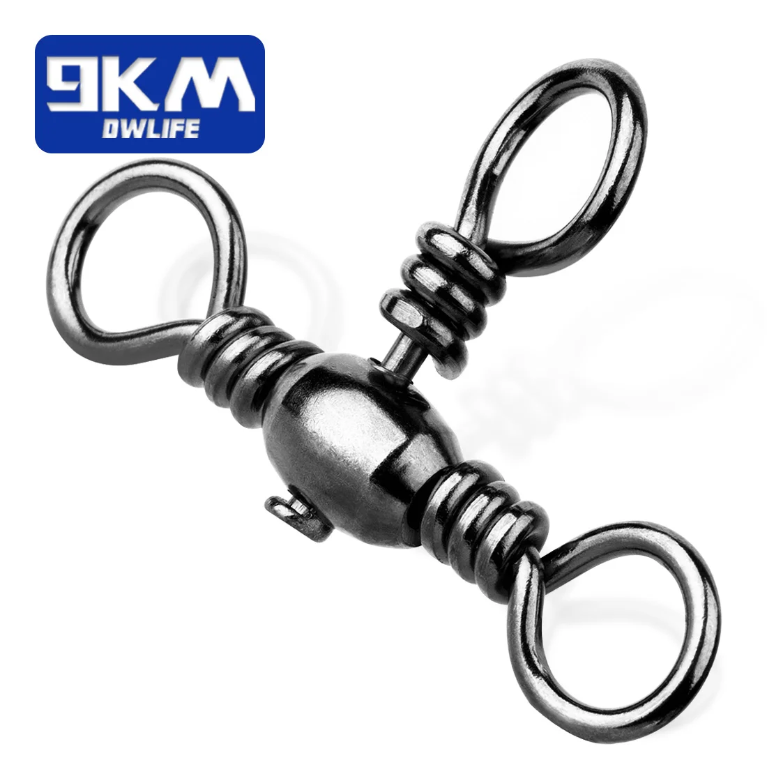 

3 Way Swivels 25~100Pcs Swivels Fishing Tackle Catfish Tackle Stainless Brass Catfish Surf Rigs Saltwater Fishing Barrel Swivels