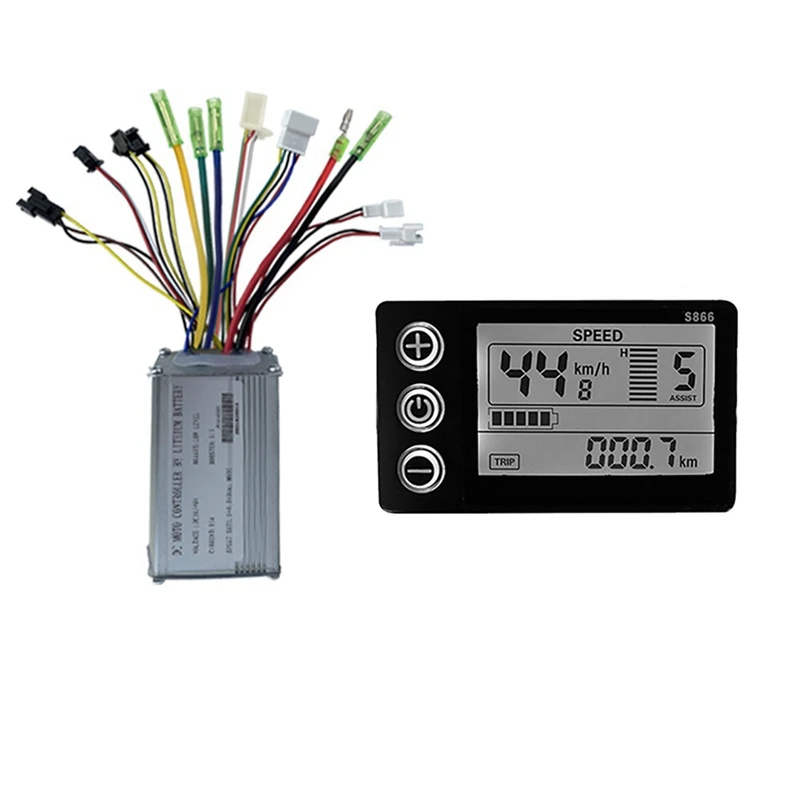 

1Set Electric Bicycle Scooter Controller Ride Control Display Gear Composite Materials