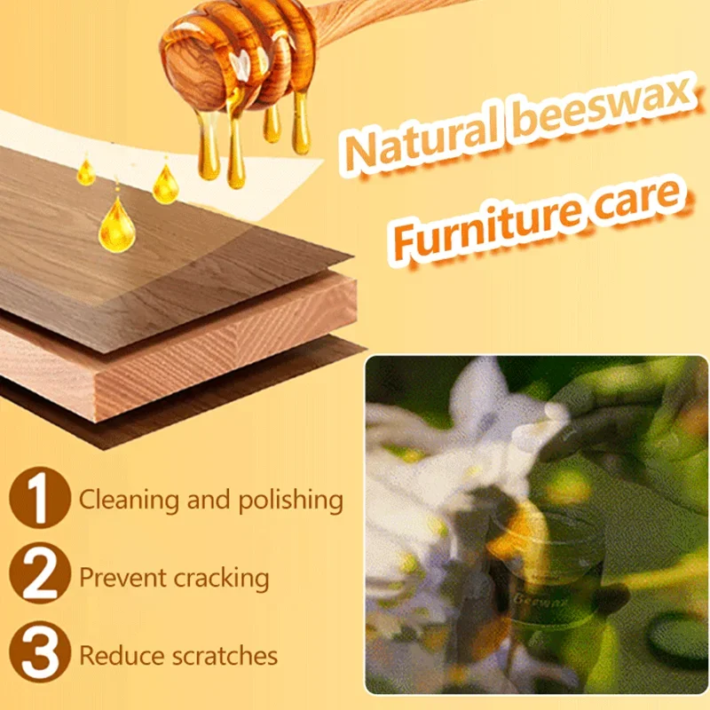 Beeswax Polishing Spray Beeswax Wood Polishing Spray Refinishing Care Floor Scratch Furniture Beeswax Spray Wooden Floor
