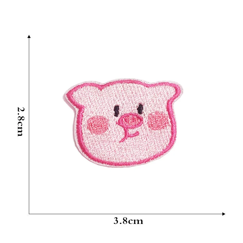 Description Picture 4 of itemCartoon Cute Pig Patch Iron On Kids Clothing Stickers DIY Clothes Backpacks Shoes Appliqued Badge Sewing Jeans Coats Accessories