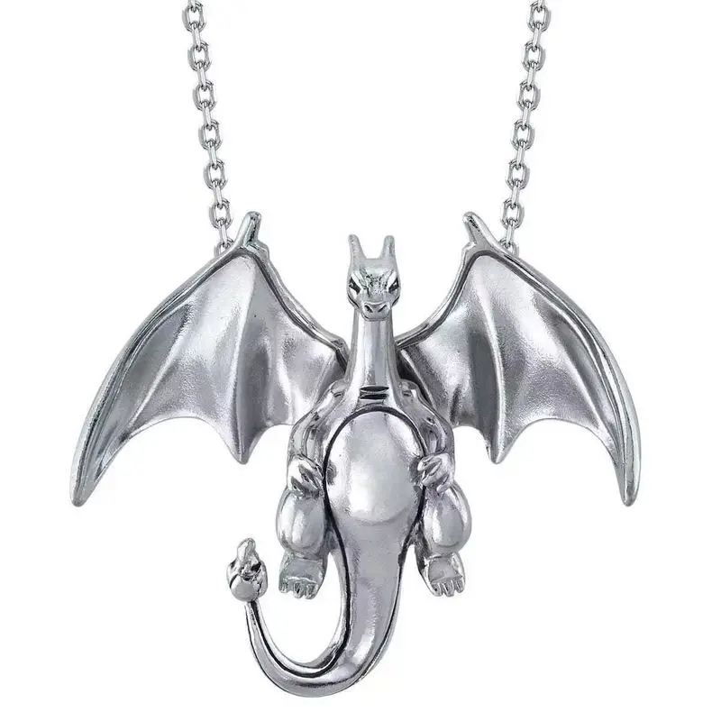 Charmander & Gengar Anime-Inspired Necklace Pendant: Fashion Accessory & Cosplay Gift