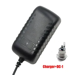 High-Efficiency Li-Ion Battery Charger, 21V 2A Output - US (Charger and DC1)