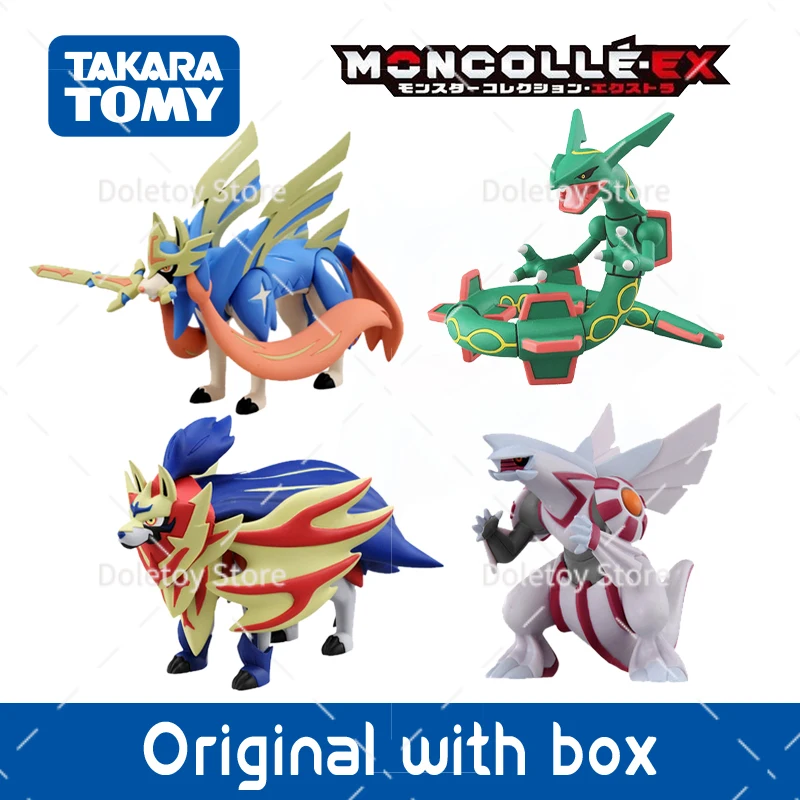 Legendary Pokemon Original Figures Zacian Zamazenta Dialga Groudon Kyogre Ho-Oh Lugia Palkia Takara Tomy Toy for Christmas Gift | Игрушки и