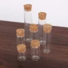 50 Pieces Diameter 22mm Test Tubes with Cork Stopper Glass Bottles Terrarium Glass Jars Vials DIY Wedding Crafts Favors 5
