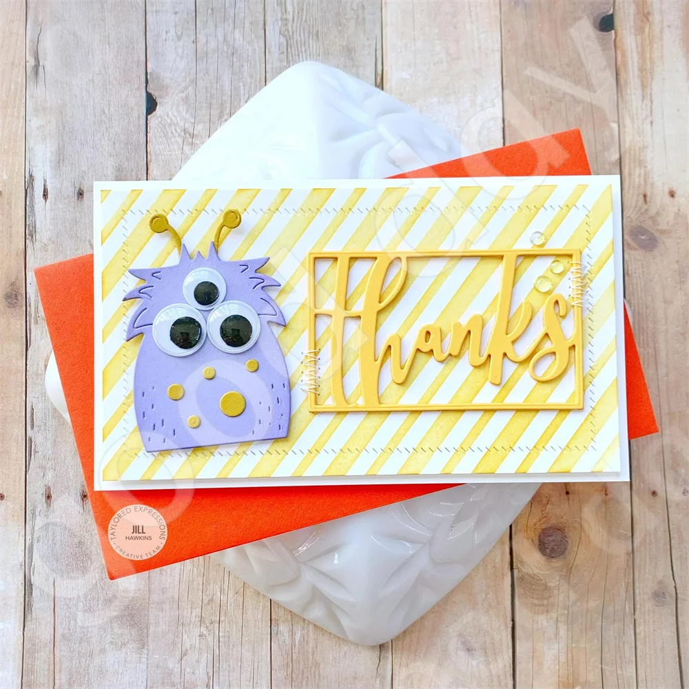 2023 새로운 직사각형 축복 문구 절단 다이 스탬프 스크랩북 일기 장식 엠보싱 템플릿 Diy 인사말 수제