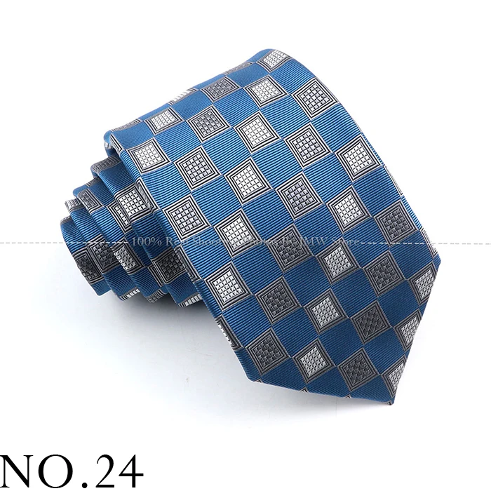 Neue Design Hochzeit Business Männer Krawatte Grün Lila Blau Plaid Krawatten Männer Business Dropshipping Bräutigam Kragen Zubehör Geschenk – Detail 24