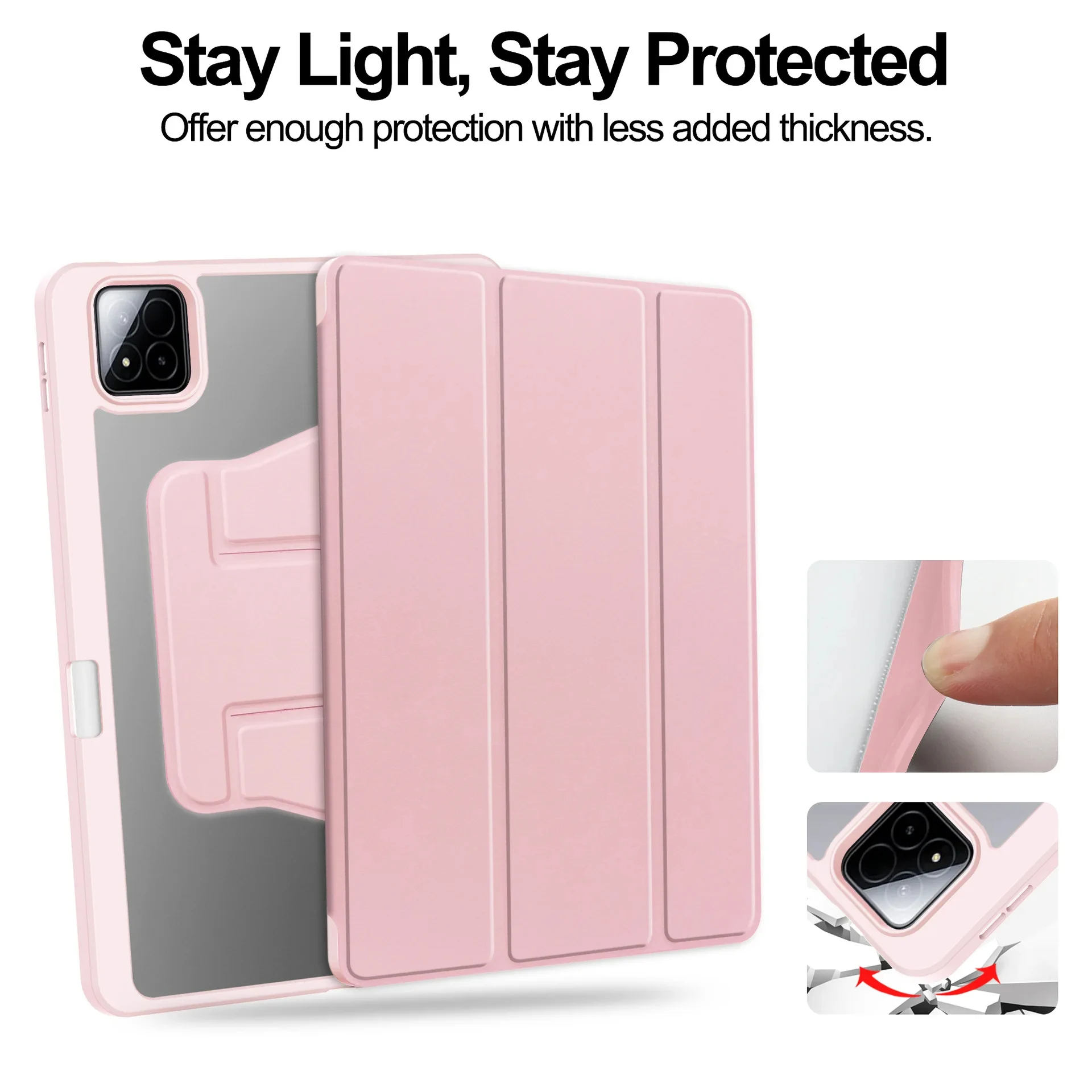 Für Xiaomi Pad 7 Pro Tablet Drehbarer Acryl-Stifthalter 11,2 Zoll Schutzhülle – Detail 5